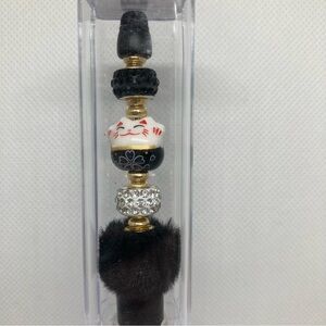 Hand Beaded Pen w/Display Box and Two Ink Refills